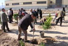 گزارش تصویری مراسم روز درخت کاری و تقدیر از نیروهای باغبانی دانشگاه